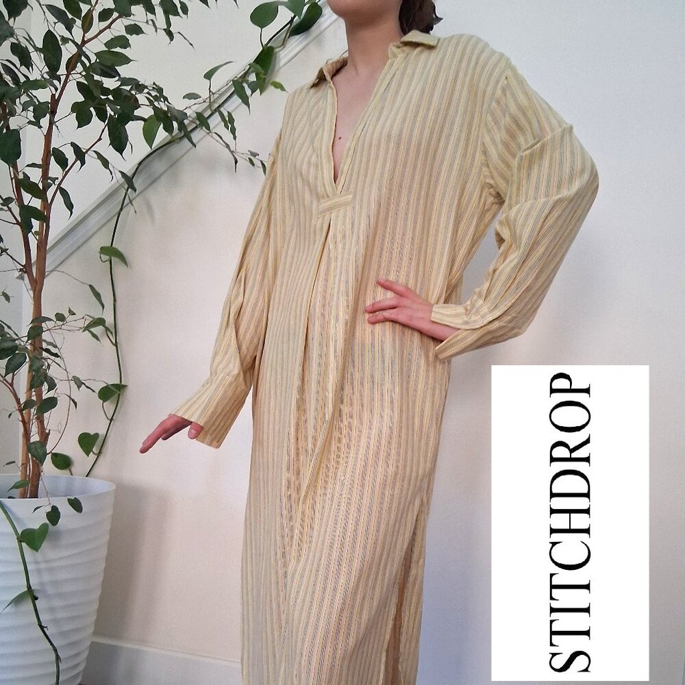 New StitchDrop Bomba's Shirt  Dress 100% Cotton